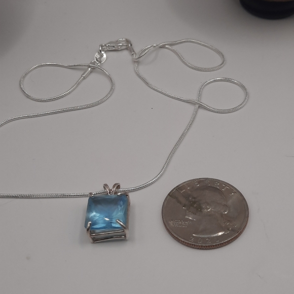 Aquamarine Necklace - Picture 3 of 3